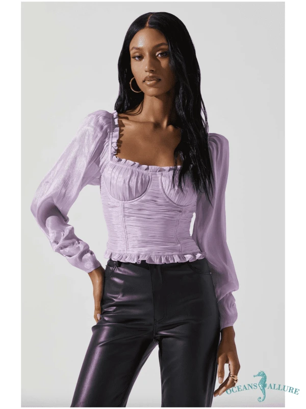 Lavender Junie Top